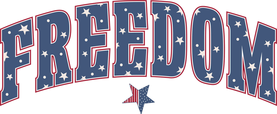 4th Of July Freedom Design - DTF Ready To Press