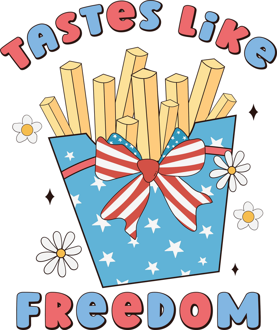 Tastes Like Freedom Design - DTF Ready To Press
