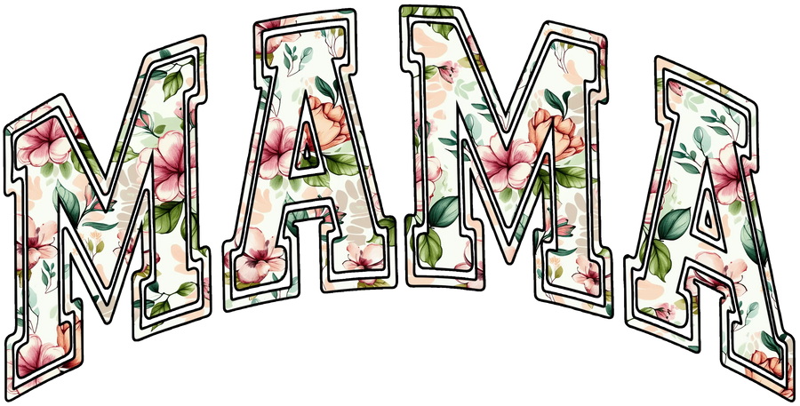 Florales Mama Design – DTF druckfertig
