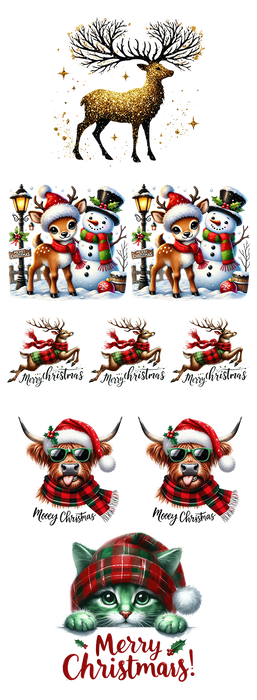 Holiday Magic: DTF Gang Sheet Christmas DTF Gang Sheet 22"x60" Premade