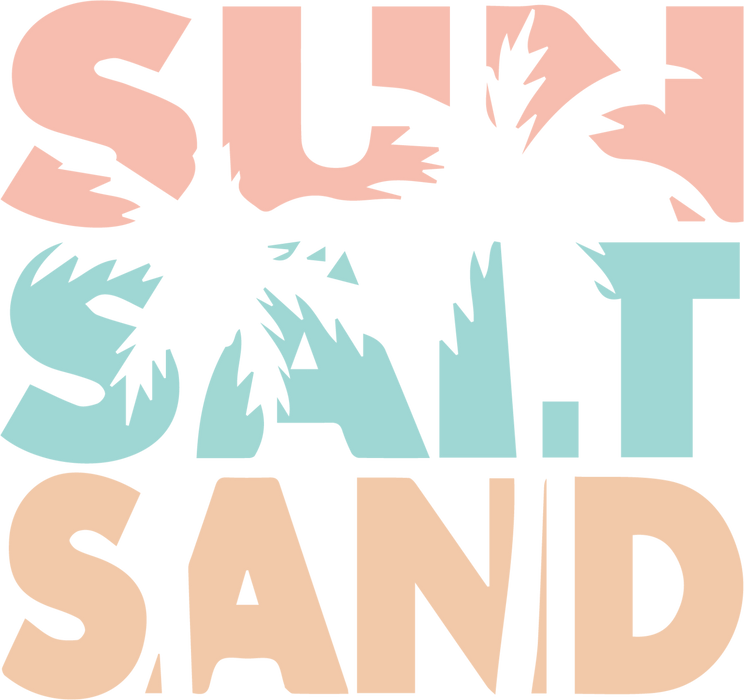 Sun Salt Sand Design - DTF Ready To Press