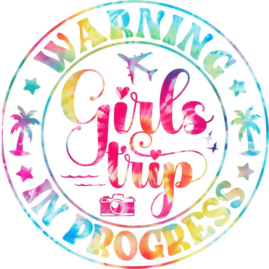 Diseño de viaje de chicas - DTF listo para imprimir