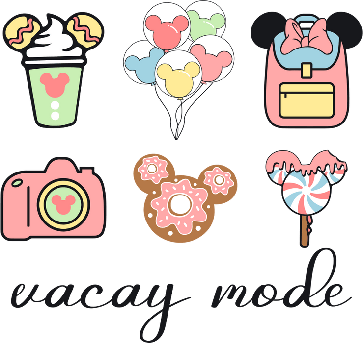 Vacay Mode Design - DTF Ready To Press