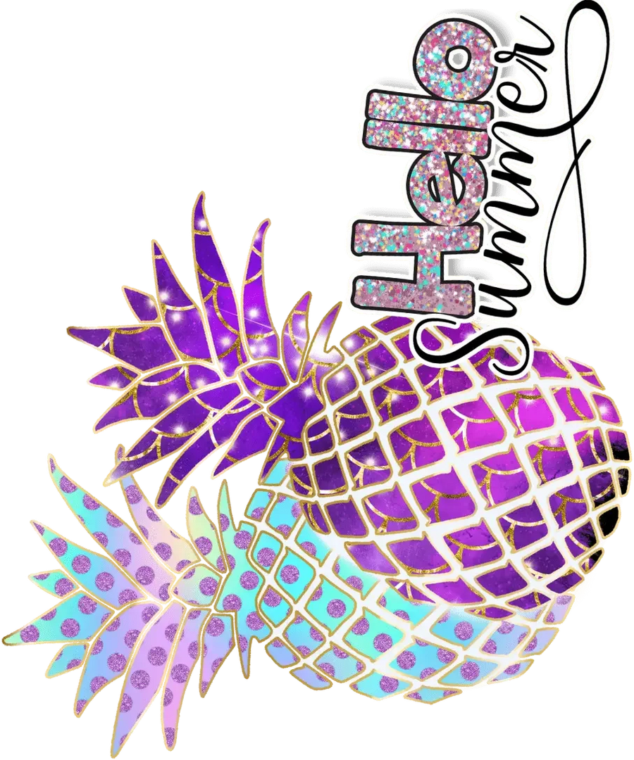 Hello Summer Design - DTF Ready To Press