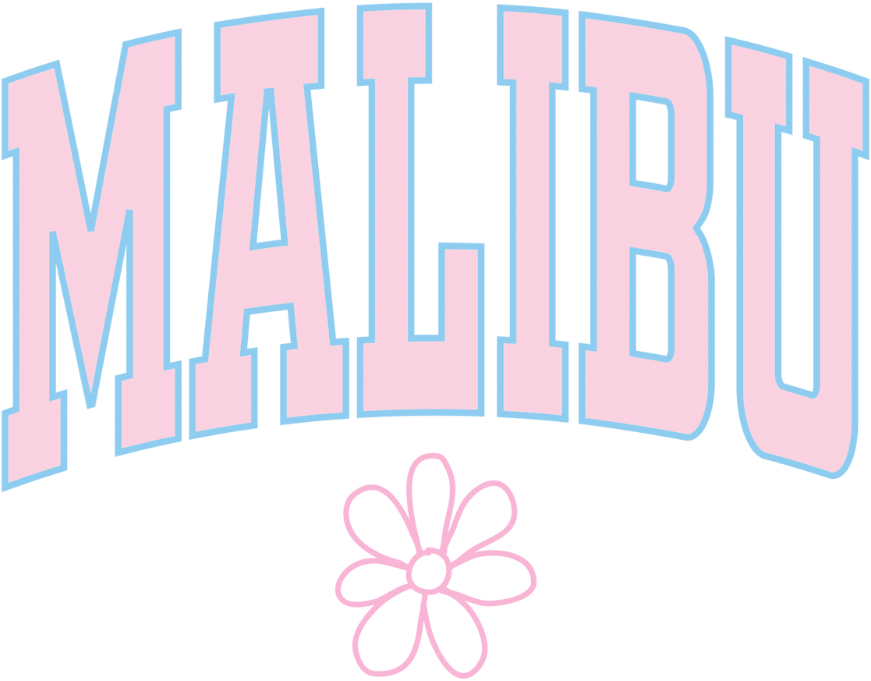 Malibu Design - DTF Ready To Press