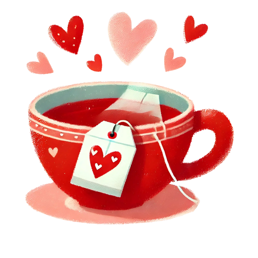 Valentine's Day Tea Design | DTF Center