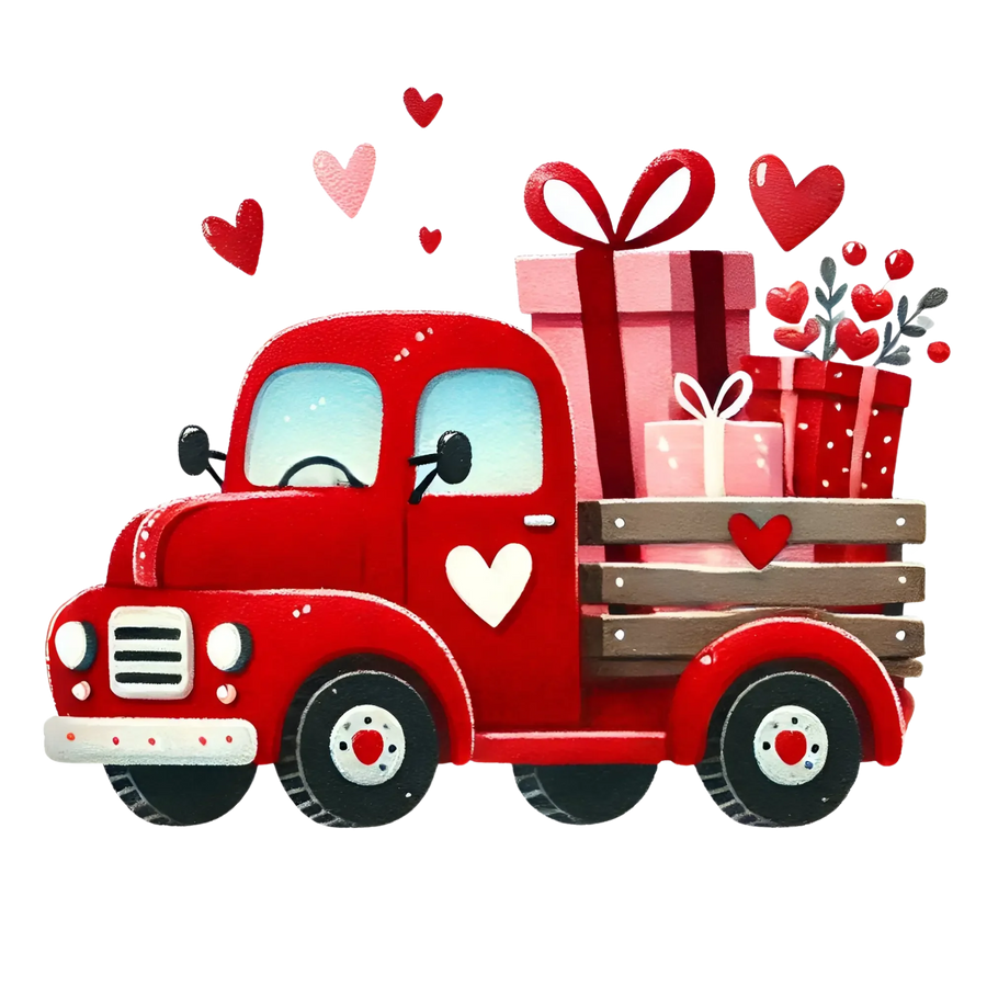 Valentine's Day Truck Design | DTF Center