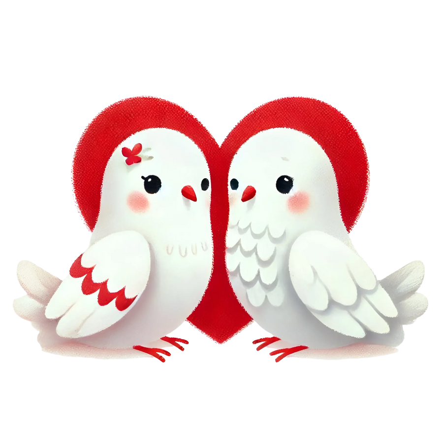 Valentine's Day Dove Love Design | DTF Center