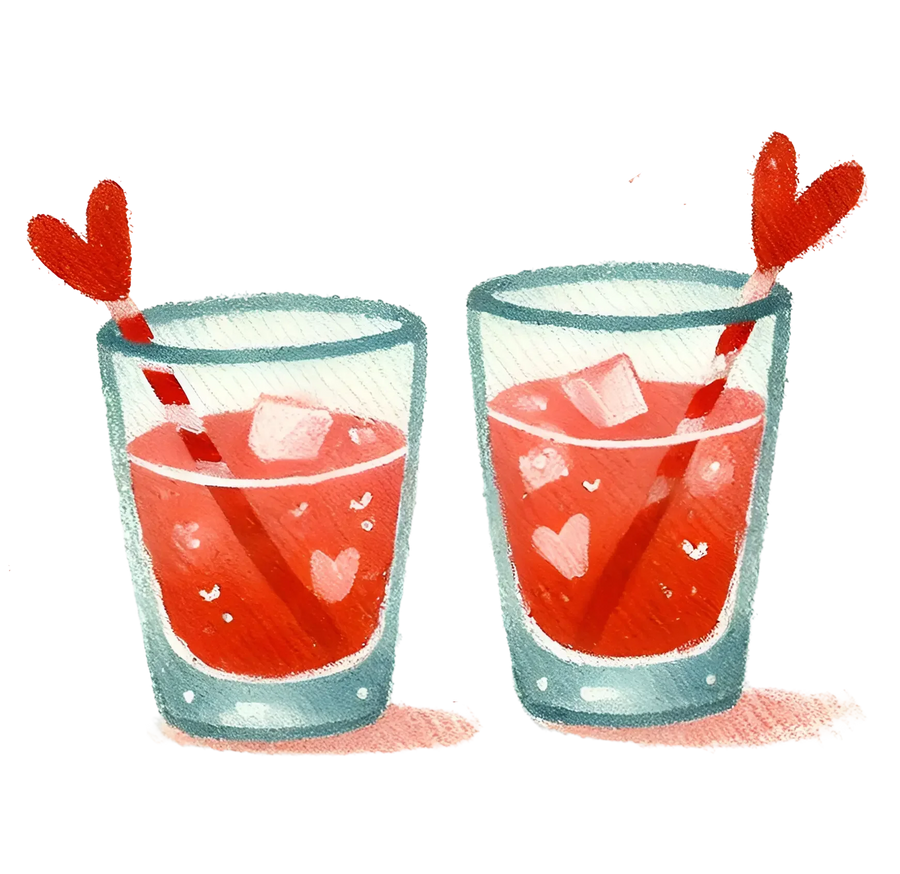 Valentine's Day Glasses Design | DTF Center