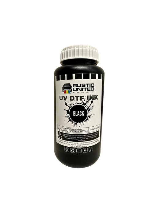 UV DTF Printer USA Black Ink - 1 Liter - DTF Center 