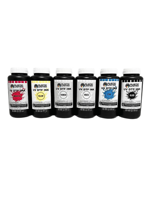 UV DTF Printer USA Black Ink - 1 Liter - DTF Center 