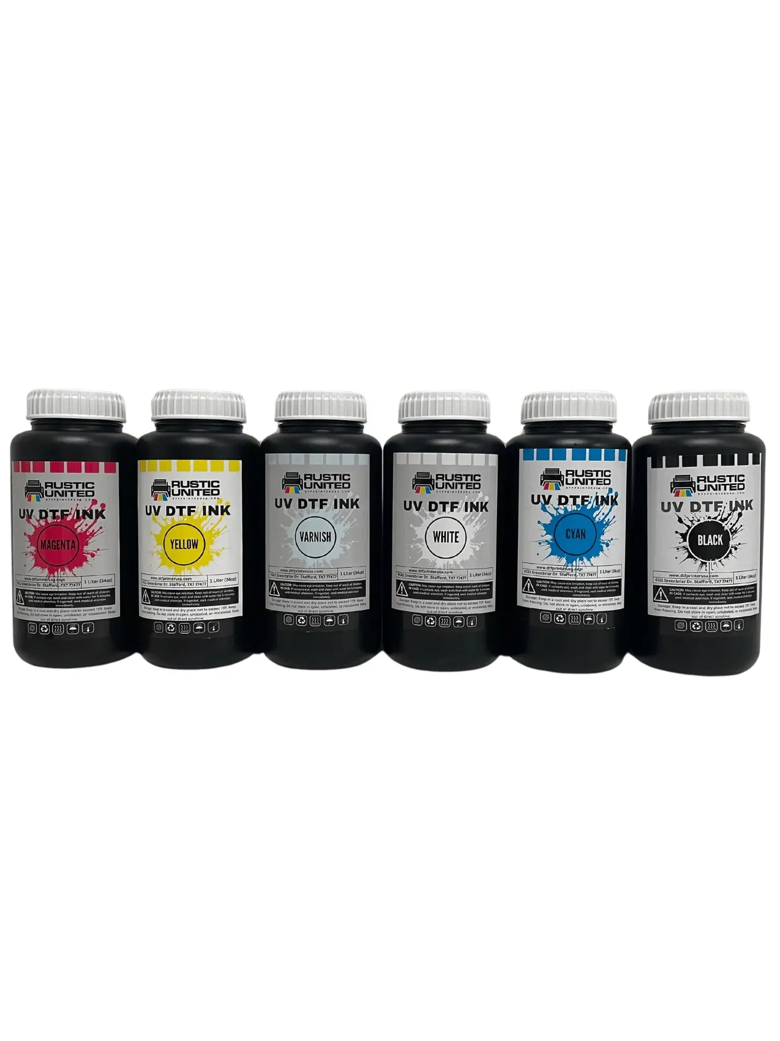 High-Quality UV DTF Ink - 1 Liter USA