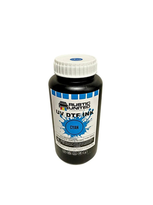 UV DTF Printer USA Cyan Ink - 1 Liter - DTF Center 