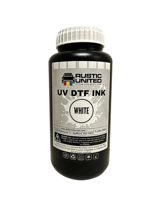 UV DTF Printer USA White Ink - 1 Liter - DTF Center 