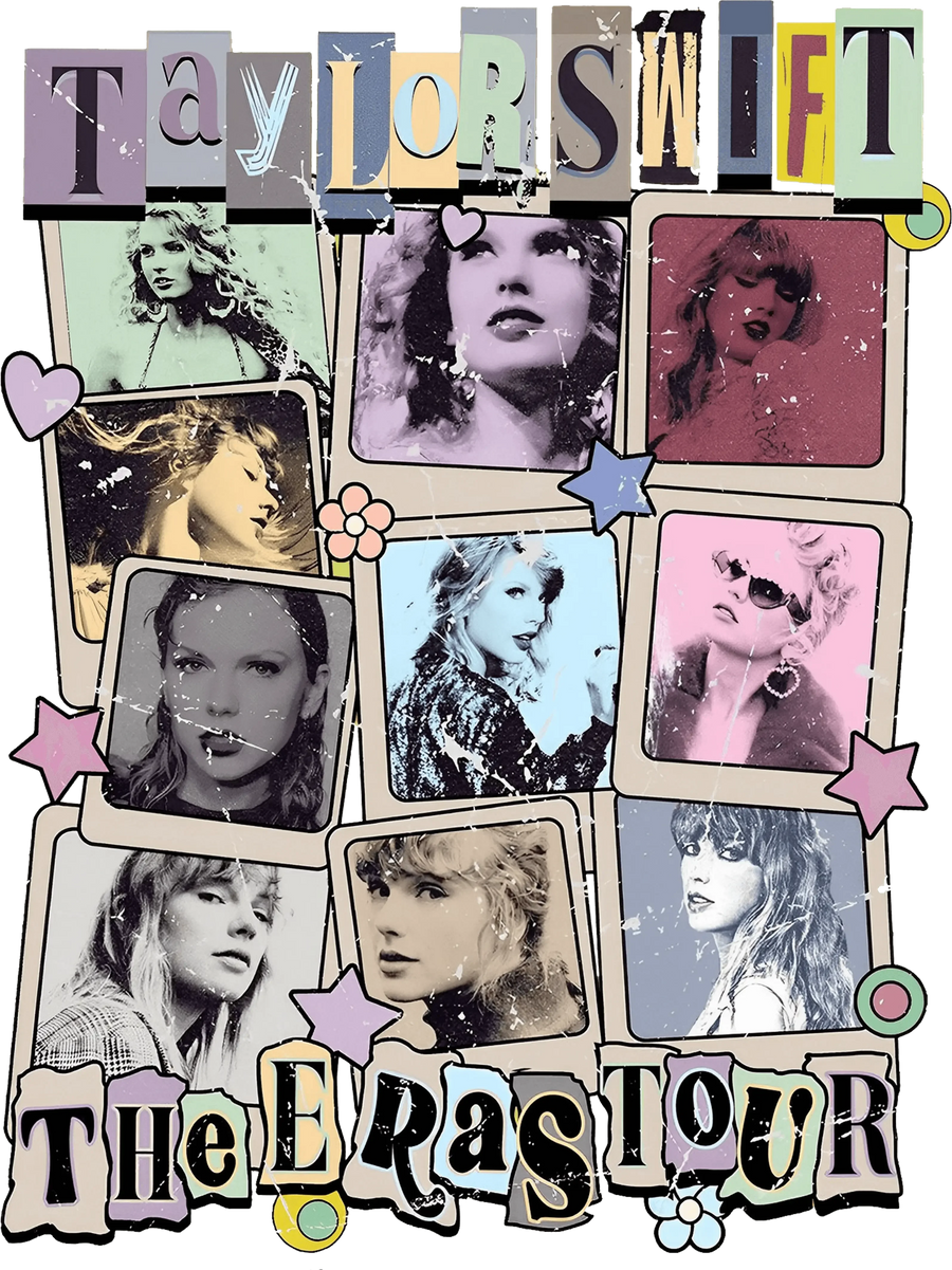Taylor Swift The Eras Tour Design - DTF Ready To Press