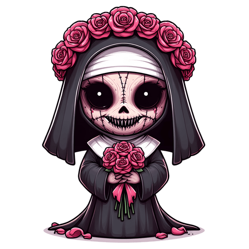 Sister Irene Valentine All Rose For You Design - DTF Ready To Press - DTF Center 