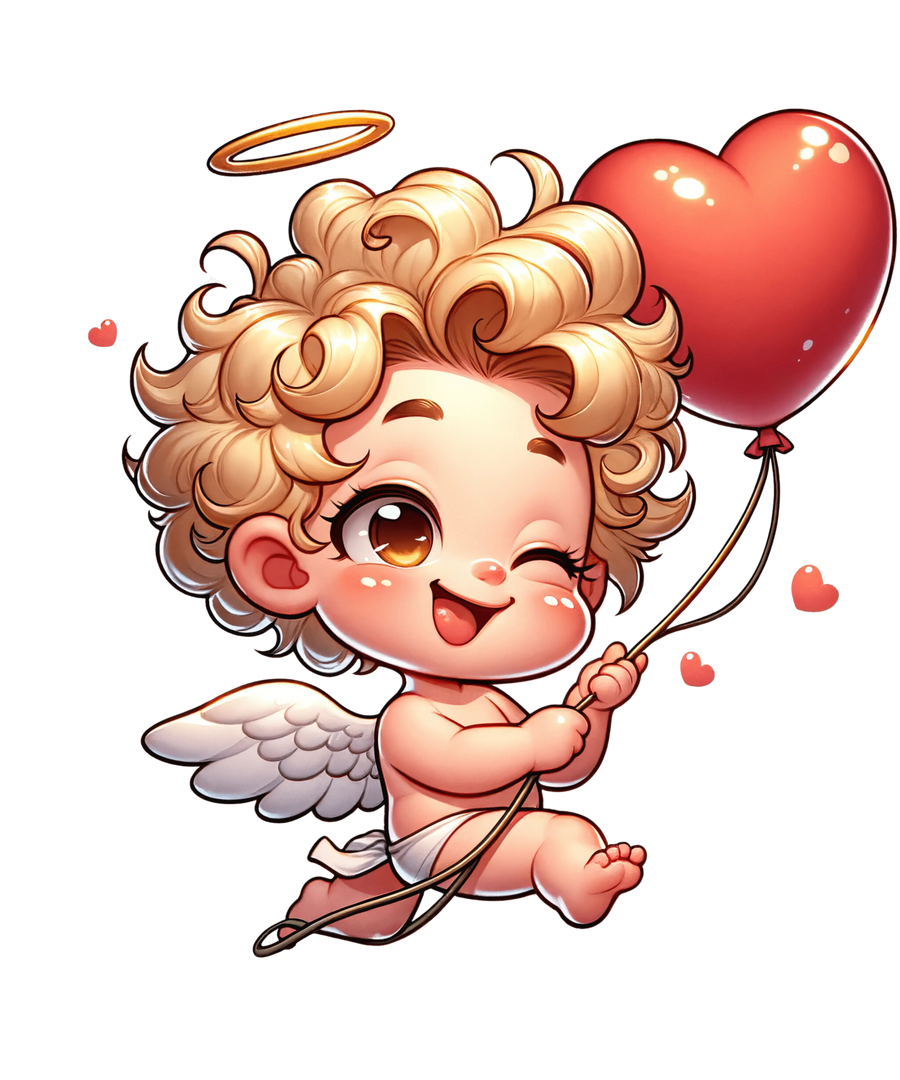 Cute Cupid Love Design - DTF Ready To Press