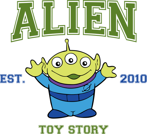 Disney Toy Story Alien Design - DTF Ready To Press - DTF Center 