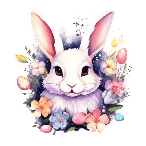 Bunny Lover Easter Design - DTF Ready To Press