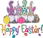 Happy Easter Gnomies Hunting Season Design - DTF Ready To Press - DTF Center 