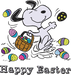 Snoopy Happy Easter Hunting Season Design - DTF Ready To Press - DTF Center 