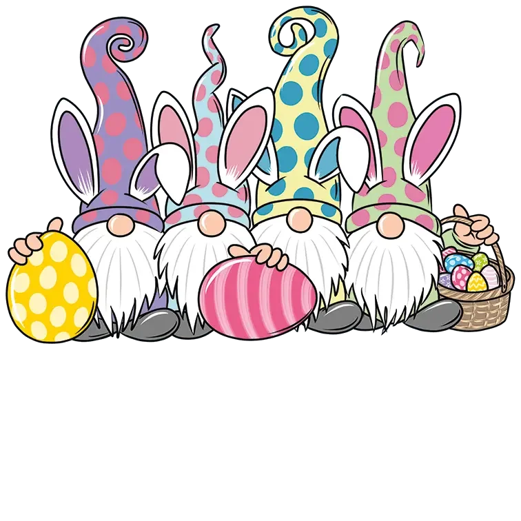 Easter Gnome Design - DTF Ready To Press