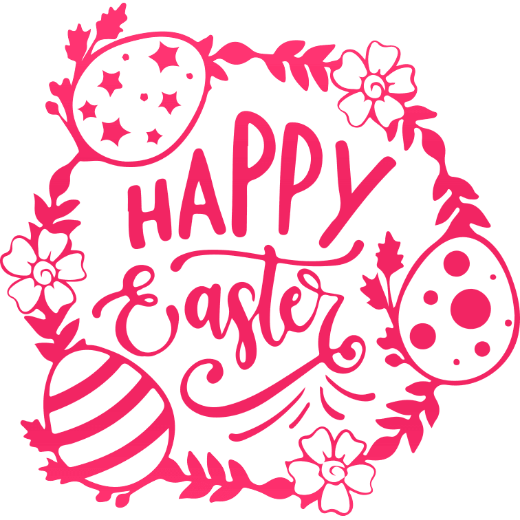 Happy Easter Design - DTF Ready To Press
