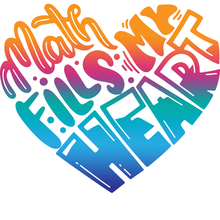 Math Fills My Heart Valentine's Day Design - DTF Ready To Press