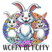 Don't Worry Be Hoppy Easter Design - DTF Ready To Press - DTF Center 