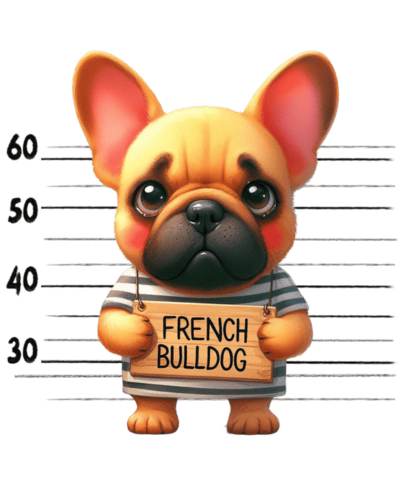 French Bulldog Design - DTF Ready To Press - DTF Center 