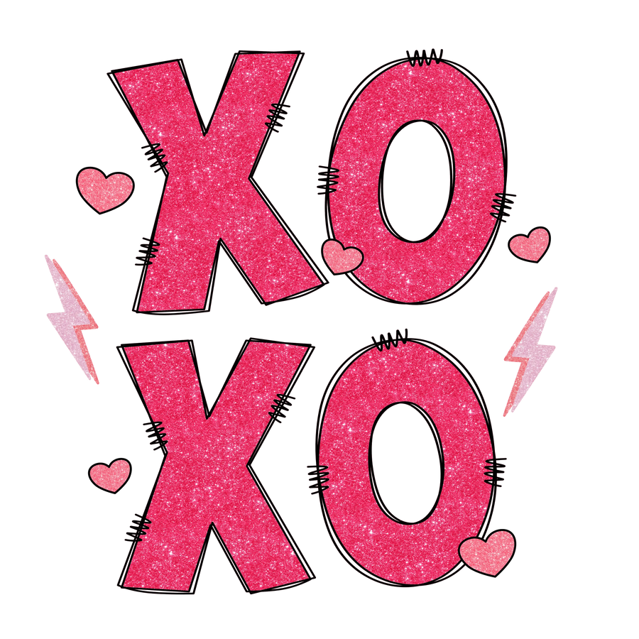 XOXO Valentine's Day Party Design - DTF Ready To Press