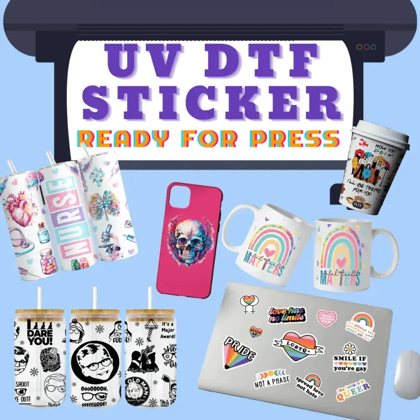 UV DTF Sticker Transfers | Waterproof Finish | DTF Center