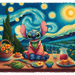 Stitch Van Gogh Design - DTF Ready To Press - DTF Center 