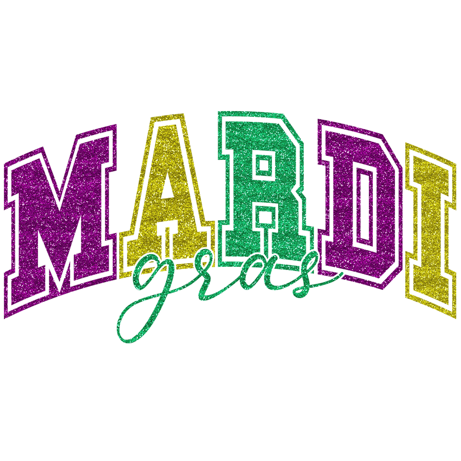 Party Mardi Gras Design - DTF Ready To Press
